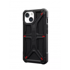 Чехол UAG Monarch для iPhone 15 Kevlar-Black (Чёрный)