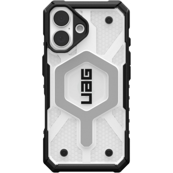 Чехол Uag Pathfinder Clear с поддержкой MagSafe для iPhone 16 прозрачный (Ice)	