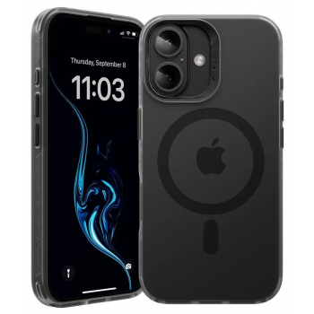 Чехол силиконовый Benks Lucid Armor Case (MagSafe) для iPhone 16 Black (Черный)