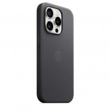Чехол iPhone 15 Pro 6.1" FineWoven Case with Magsafe Black (Чёрный)
