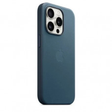 Чехол iPhone 15 Pro 6.1" FineWoven Case with Magsafe Pacific Blue (Синий)