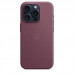 Чехол iPhone 15 Pro 6.1" FineWoven Case with Magsafe Mulberry (Бордовый)