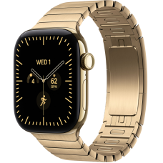 Умные часы Apple Watch Series 12 46mm Titanium Gold Case with Gold Link Bracelet