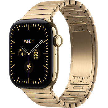 Умные часы Apple Watch Series 12 42mm Titanium Gold Case with Gold Link Bracelet