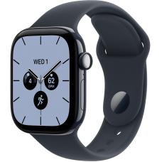 Умные часы Apple Watch Series 12 46mm Ceramic Night Blue Case with Navy Blue Sport Band (размер S/M)