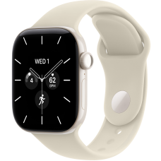 Умные часы Apple Watch Series 12 46mm Ceramic Pearl White Case with Sand Sport Band S/M