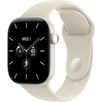 Умные часы Apple Watch Series 12 42mm Ceramic Pearl White Case with Sand Sport Band S/M