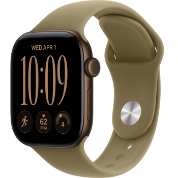 Умные часы Apple Watch Series 12 42mm Aluminum Case Dark Bronze with Olive Sport Band M/L
