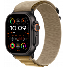 Умные часы Apple Watch Ultra 2 (2024) GPS + Cellular 49mm Black Titanium Case with Tan Alpine Loop (размер S)