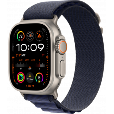 Умные часы Apple Watch Ultra 2 (2024) GPS + Cellular 49mm Natural Titanium Case with Navy Alpine Loop (размер S)