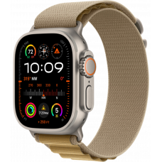 Умные часы Apple Watch Ultra 2 (2024) GPS + Cellular 49mm Natural Titanium Case with Tan Alpine Loop (размер S)