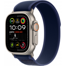 Умные часы Apple Watch Ultra 2 (2024) GPS + Cellular 49mm Natural Titanium Case with Blue Trail Loop (размер S/M)