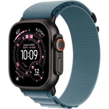Умные часы Apple Watch Ultra 3 GPS + Cellular 49mm Black Titanium Case with Blue Alpine loop (размер L)