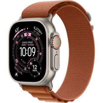 Умные часы Apple Watch Ultra 3 GPS + Cellular 49mm Natural Titanium Case with Terra Cotta Alpine loop (размер L)