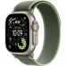 Умные часы Apple Watch Ultra 3 GPS + Cellular 49mm Natural Titanium Case with Green Trail Loop (размер M/L)