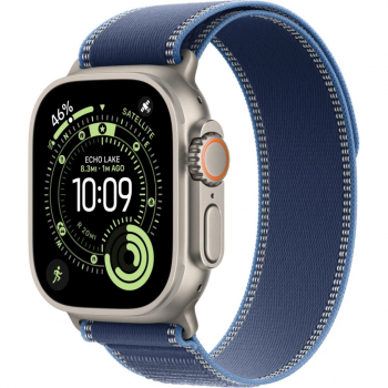 Умные часы Apple Watch Ultra 3 GPS + Cellular 49mm Natural Titanium Case with Blue Trail Loop (размер S/M)
