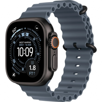 Умные часы Apple Watch Ultra 3 GPS + Cellular 49mm Black Titanium Case with Blue Ocean Band