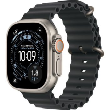 Умные часы Apple Watch Ultra 3 GPS + Cellular 49mm Natural Titanium Case with Black Ocean Band