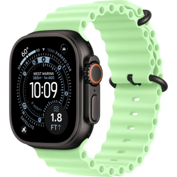 Умные часы Apple Watch Ultra 3 GPS + Cellular 49mm Black Titanium Case with Green Ocean Band