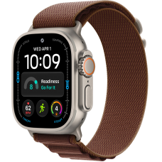 Умные часы Apple Watch Ultra 4 GPS + Cellular 49mm Natural Titanium Case with Burgundy Alpine loop (размер S)