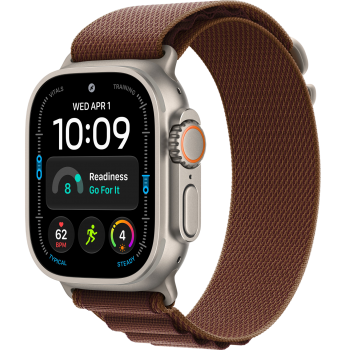 Умные часы Apple Watch Ultra 4 GPS + Cellular 49mm Natural Titanium Case with Burgundy Alpine loop (размер M)