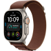 Умные часы Apple Watch Ultra 4 GPS + Cellular 49mm Natural Titanium Case with Burgundy Alpine loop (размер M)