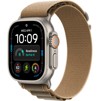 Умные часы Apple Watch Ultra 4 GPS + Cellular 49mm Natural Titanium Case with Desert Alpine loop (размер L)