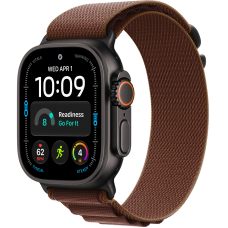 Умные часы Apple Watch Ultra 4 GPS + Cellular 49mm Black Titanium Case with Burgundy Alpine loop (размер L)