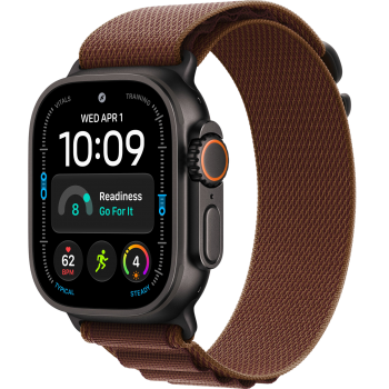 Умные часы Apple Watch Ultra 4 GPS + Cellular 49mm Black Titanium Case with Burgundy Alpine loop (размер M)