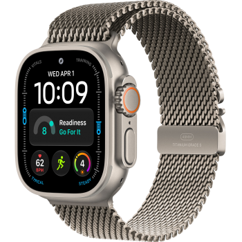 Умные часы Apple Watch Ultra 4 GPS + Cellular 49mm Natural Titanium Case with Natural Titanium Milanese Loop (размер L)