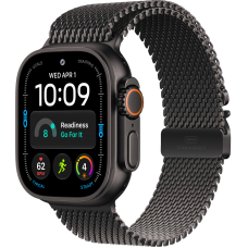 Умные часы Apple Watch Ultra 4 GPS + Cellular 49mm Black Titanium Case with Black Titanium Milanese Loop (размер L)