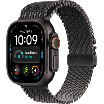 Умные часы Apple Watch Ultra 4 GPS + Cellular 49mm Black Titanium Case with Black Titanium Milanese Loop (размер M)