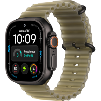 Умные часы Apple Watch Ultra 4 GPS + Cellular 49mm Black Titanium Case with Translucent Kelp Ocean Band