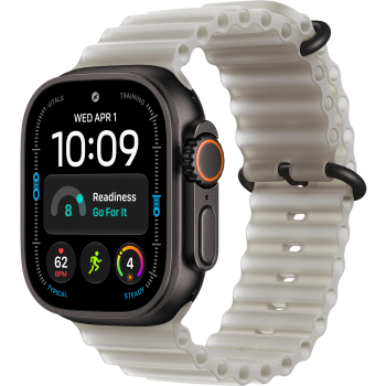 Умные часы Apple Watch Ultra 4 GPS + Cellular 49mm Black Titanium Case with Translucent Gray Ocean Band