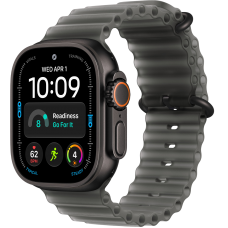 Умные часы Apple Watch Ultra 4 GPS + Cellular 49mm Black Titanium Case with Translucent Black Ocean Band