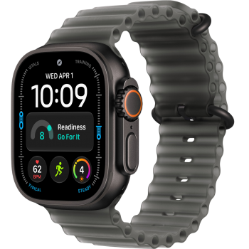 Умные часы Apple Watch Ultra 4 GPS + Cellular 49mm Black Titanium Case with Translucent Black Ocean Band