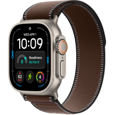 Умные часы Apple Watch Ultra 4 GPS + Cellular 49mm Natural Titanium Case with Dark Umber Trail loop (размер S/M)