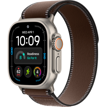 Умные часы Apple Watch Ultra 4 GPS + Cellular 49mm Natural Titanium Case with Dark Umber Trail loop (размер S/M)