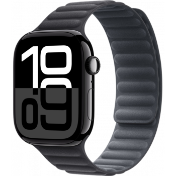 Умные часы Apple Watch Series 10 GPS + Cellular 46mm Aluminum Jet Black Case with Black Magnetic Link