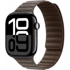 Умные часы Apple Watch Series 10 GPS 42mm Aluminum Jet Black Case with Dark Taupe Magnetic Link