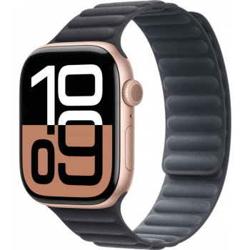 Умные часы Apple Watch Series 10 GPS 42mm Aluminum Rose Gold Case with Black Magnetic Link