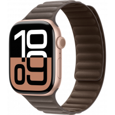 Умные часы Apple Watch Series 10 GPS + Cellular 46mm Aluminum Rose Gold Case with Dark Taupe Magnetic Link