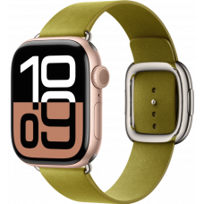 Умные часы Apple Watch Series 10 GPS 42mm Aluminum Rose Gold Case with Chartreuse Modern Buckle (размер L)