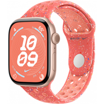 Умные часы Apple Watch Series 10 GPS 46mm Aluminum Rose Gold Case with Magic Ember Nike Sport Band