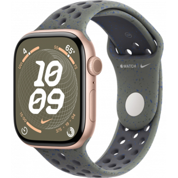 Умные часы Apple Watch Series 10 GPS 42mm Aluminum Rose Gold Case with Cargo Khaki Nike Sport Band