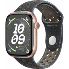 Умные часы Apple Watch Series 10 GPS 42mm Aluminum Rose Gold Case with Midnight Sky Nike Sport Band