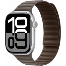 Умные часы Apple Watch Series 10 GPS + Cellular 46mm Aluminum Silver Case with Dark Taupe Magnetic Link