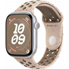 Умные часы Apple Watch Series 10 GPS 46mm Aluminum Silver Case with Desert Stone Nike Sport Band