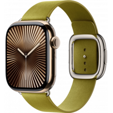 Умные часы Apple Watch Series 10 GPS + Cellular 42mm Titanium Gold Case with Chartreuse Modern Buckle (размер S)