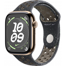 Умные часы Apple Watch Series 10 GPS + Cellular 46mm Titanium Gold Case with Midnight Sky Nike Sport Band